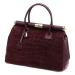 Luka 26-002-2 CROCO bordo odinė rankinė