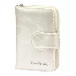 Pierre Cardin 02 LEAF 115 kreminė odinė piniginė