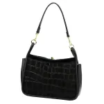 Luka 26-173 CROCO juoda odinė rankinė