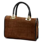 Camilla PREMIUM 10.019 CROCO ruda odinė rankinė