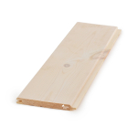 Vidaus dailylentė Classic-2 su galiniu &scaron;puntu, balinta 13x120x3300