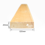 Statybinė pjautinė mediena 30x125x3900