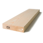 Kalibruota graduota C24 mediena 45x220x3300