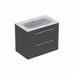 Praustuvas su spintele Geberit SELNOVA Square Slim Rim  55, 60, 80, 100 cm
