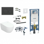 Geberit AquaClean Alba Premium Plus komplektas su Duofix Sigma 8 cm WC potinkine montavimo sistema