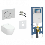 Geberit AquaClean Alba Comfort komplektas su Duofix Sigma 8 cm WC potinkine montavimo sistema