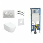 Geberit AquaClean Alba Comfort komplektas su Duofix Sigma 8 cm WC potinkine montavimo sistema