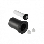 HDPE WC i&scaron;bėgimo pajungimo komplektas &Oslash;110mm