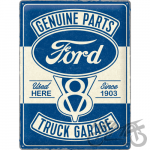 Skardinis ženkliukas 30x40 FORD V8 TRUCK GARAGE 23323