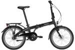 Dviratis 20" Pegasus sulankstomas Alu D7A Low 7-G juoda/chrom