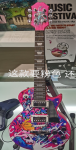 Gitaros ir mikrofono rinkinys rožinis