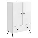 Kabalas Itin blizgi balta 66 x 34,5 x 95 cm Apdirbta mediena