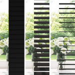 Venecijos žaliuzės Juoda 160 x 250 cm 35 mm