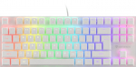 Klaviatūra Genesis Thor 303 TKL RGB White Brown EN, balta
