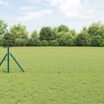 Tvora su stulpais Žalia 0,8 x 10 m Plienas
