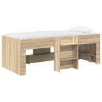 Vaikų Auk&scaron;tas Lova 2 pcs Sonoma ąžuolas 98.5 x 200 cm