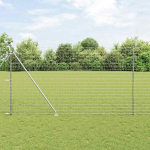 Tvora su stulpais Sidabro 1,6 x 10 m Plienas