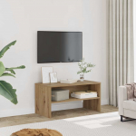TV spintelė, artisano ąžuolo, 80x40x40cm, apdirbta mediena