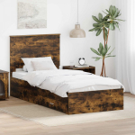 Lovos rėmas su galvūgalio Rūkyto ąžuolo ir sidabro 75 x 190 cm