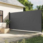 I&scaron;traukiama &scaron;oninė markizė, antracito spalvos, 200x300 cm