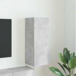 TV sieninė spintelė Betoninė 30 x 31 x 80 cm Apdirbta mediena