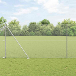 Tvorelės stulpas Sidabro 50 x 1,5 m (13 mm tinklelis) Plienas