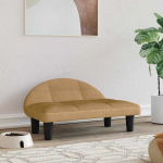 Lova &scaron;unims, rudos spalvos, 70x52x30 cm, aksomas