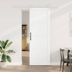 Slankios durys ORKDAL Balta 83 x 232 cm Pu&scaron;ies medienos masyvas