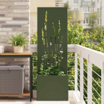 Sodo privatumo ekranas &bdquo;Fretwork&ldquo; Alyvuogių žalia 50 x 140 cm