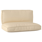 Pallet pagalvių rinkinys 2 pcs Smėlio Oksfordo audinys