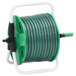 Žarnos ritė su tvirtinimo detalėmis, žalia, 0,5, 20m, PVC