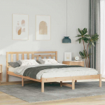Lovos rėmas Ruda 160 x 200 cm Kietos pu&scaron;ies mediena