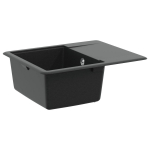 Kriauklė Juoda 560 x 460 mm 80% Kvarcas ir 20% Derva