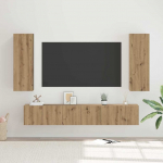 TV spintelių komplektas 5 pcs Amatininkų ąžuolas