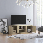 Televizoriaus spintelė, ąžuolo, 120x34x37cm, apdirbta mediena