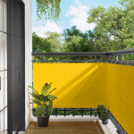 Balkono Ekranas Geltona 100 x 800 cm Oksfordo audinys