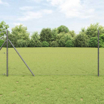 Heksagoninė tvora Pilka 1,2 x 100 m PVC