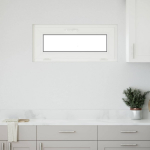 Požeminio lango RISOR 90 x 40 cm PVC ir stiklas Antracito