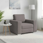 Sofa Taupe 100 x 80 x 82 cm audinys