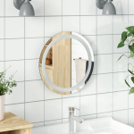 LED vonios veidrodis Skaidrus &Oslash; 40 cm grūdintas stiklas