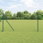 Tvora su stulpais Žalia 1,2 x 25 m Plienas ir PVC