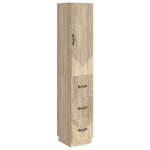 Spintelė 2 pcs Sonoma ąžuolas 33 x 34,5 x 87 cm