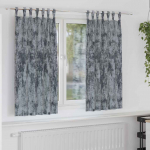Aksominio tipo užuolaidos 2 pcs Sidabrinė Pilka 175 x 140 cm