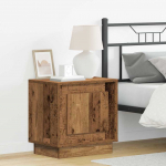 &Scaron;alia lovos spintelė 2 pcs Senas medis 44 x 34,5 x 45 cm