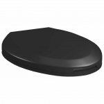 Klozeto sėdynė su Soft-close mechanizmu, juoda