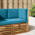 Lauko sofa pagalvėlė 3 pcs Karali&scaron;ka mėlyna Poliesteris