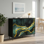 Kabalas WIJHE Juodojo ąžuolo 102 x 33 x 76 cm Apdirbta mediena
