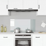 Virtuvės sienelė, skaidri, 100x50 cm, grūdintas stiklas