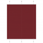 Plisuota žaliuze Bordo raudona 105x100 cm Audinio plotis