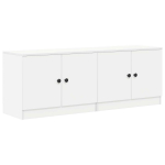 Lovos spintelė 2 pcs Balta 66 x 35 x 48 cm Dirbtinė mediena